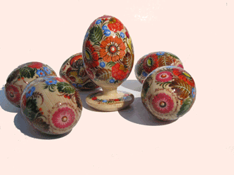 Яйца с Петриковской росписью-цена-17-грн